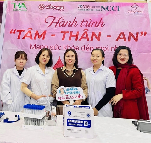 Hành trình Vibeyeu – Ngày hội sức khỏe Tâm Thân An tiếp tục dừng chân tại shop Luyện Giang – Bắc Ninh