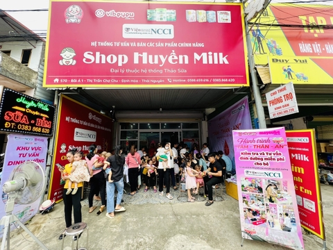 Vibeyeu quay lại shop Huyền Milk sau 6 tháng tư vấn dinh dưỡng cho các bé có gì đặc biệt?