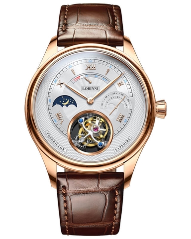 Đồng Hồ Nam Lobinni No.8886-1 Tourbillon