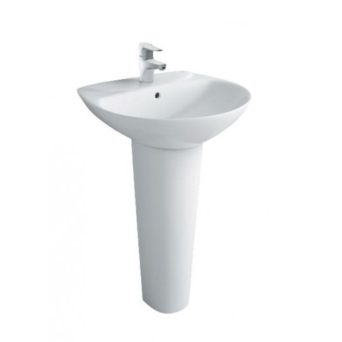 Chậu Lavabo Inax L-288V/L-288VD Treo Tường Kèm Chân Dài