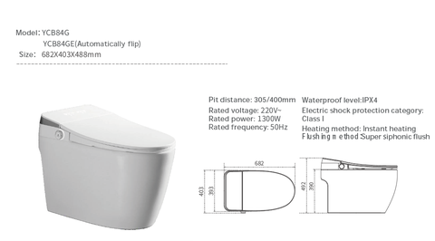 Bồn Cầu Điện Tử Roland DT84GE