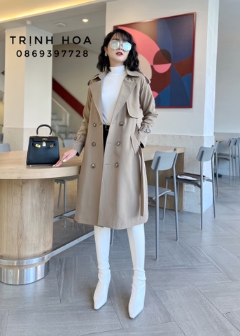 Áo măng to nữ hàn quốc 2 màu trẻ trung