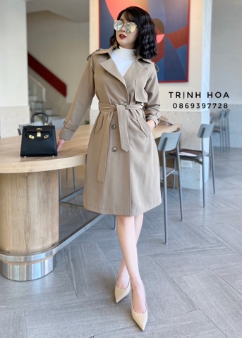 Áo măng to nữ hàn quốc 2 màu trẻ trung
