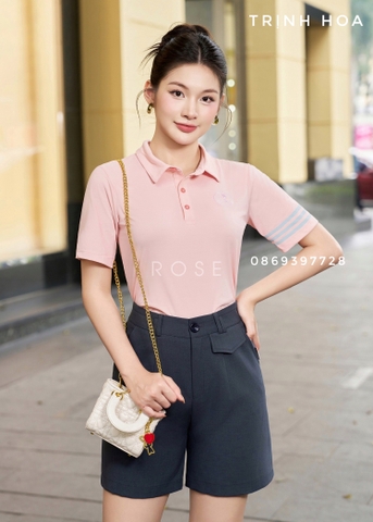 Quần short nữ cạp cao chất liệu vải cao cấp 2 màu