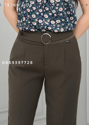 Quần nữ công sở dáng baggy 2 màu