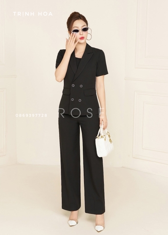 Bộ vest, áo vest blazer nữ đẹp phối cùng quần tây ống suông