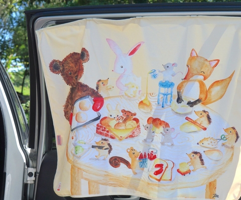 Tấm che nắng xe hơi chống tia UV/ tản nhiệt- Hajour (Xuất xứ Hàn Quốc)