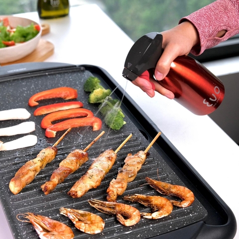 Bình xịt dầu bằng thép Inox 304 / 475ml - Evo Sprayer (Mỹ)