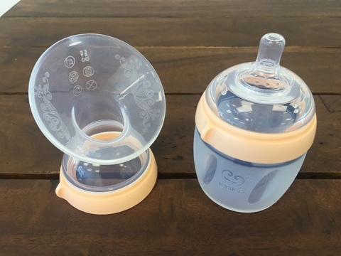 Cốc hút hứng sữa silicone Gen 3 kèm núm cho bé, Haakaa (New Zealand) / Thay thế thành bình sữa