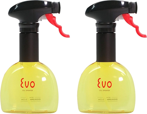 Set 2 bình xịt dầu 240ml Evo Oil Sprayer (Mỹ) | Nhựa PCTG