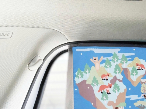 Tấm che nắng xe hơi, ngăn tia UV / tản nhiệt - Thế giới động vật