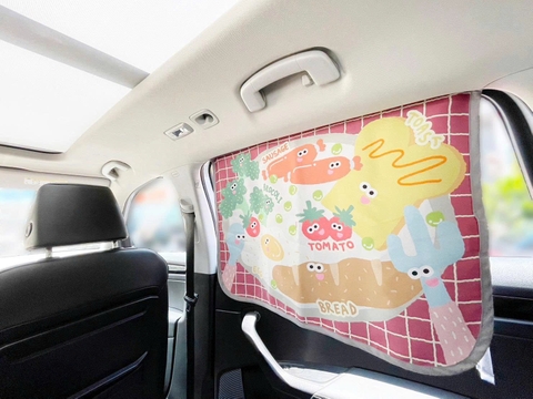 Tấm che nắng xe hơi, ngăn tia UV / tản nhiệt - Bữa sáng kiểu Anh