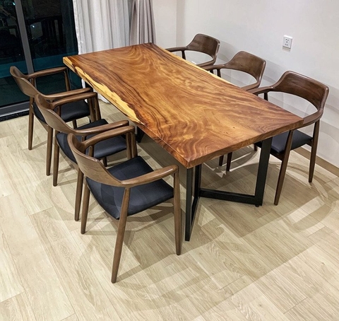 Bộ bàn ghế cafe gỗ HA735