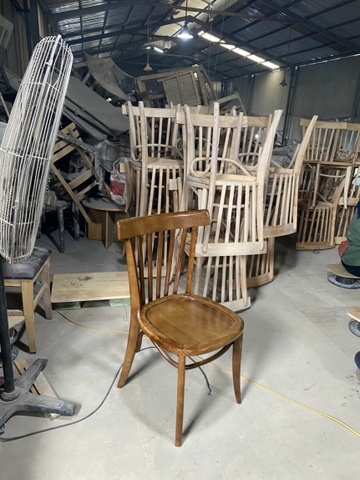 Bộ bàn ghế cafe gỗ HA723