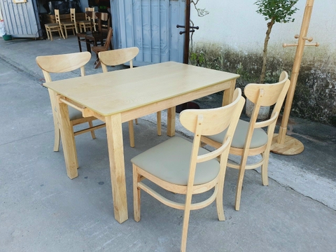 Bộ bàn ghế cafe gỗ HA735