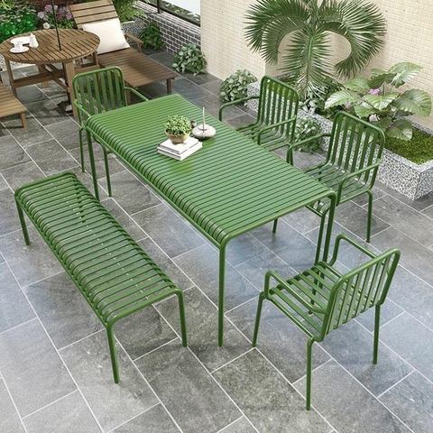 Bàn ghế ngoài trời HA351