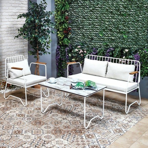 Bàn ghế ngoài trời HA351