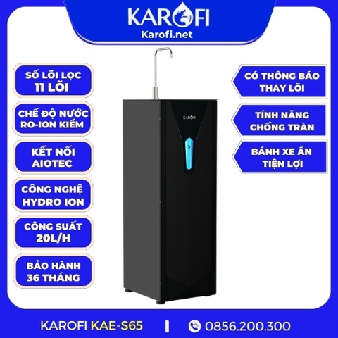 Máy Lọc Nước Hydro-Ion Kiềm Karofi KAE-S65