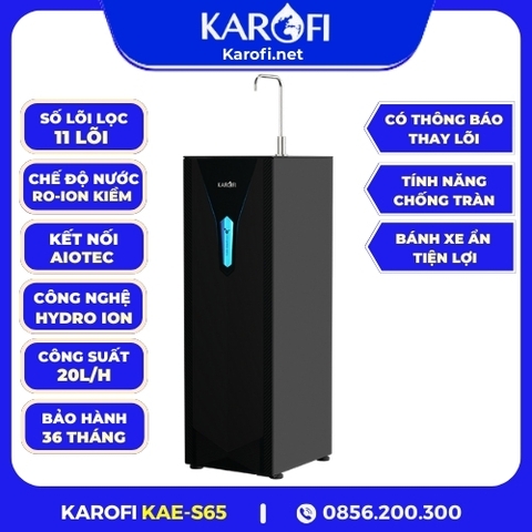 Máy Lọc Nước Hydro-Ion Kiềm Karofi KAE-S65