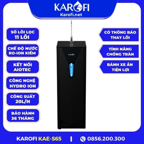 Máy Lọc Nước Hydro-Ion Kiềm Karofi KAE-S65