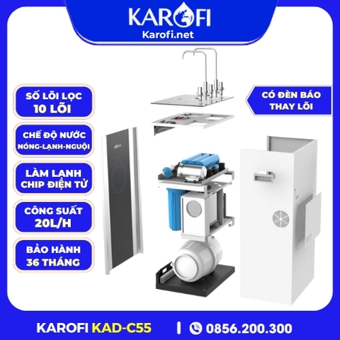 Máy Lọc Nước Nóng Lạnh Karofi KAD-C55