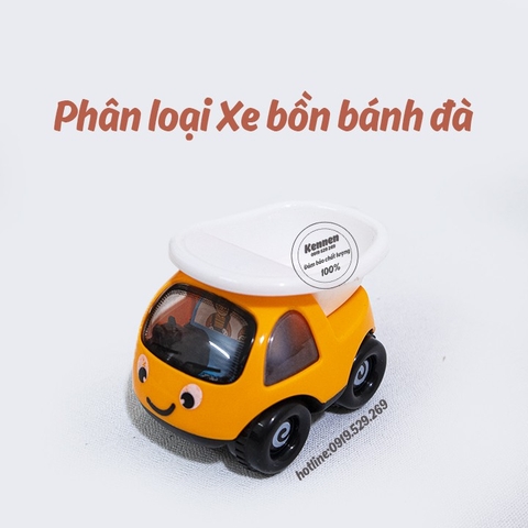 Xe bánh đà, xe vặn cót nhiều màu an toàn cho bé