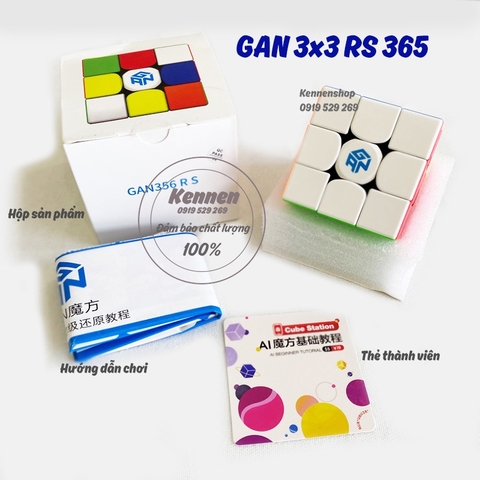 Rubik GAN 3x3/Rubik biến thể xoay trơn như bôi mỡ. 1 đổi 1 trong 3 ngày