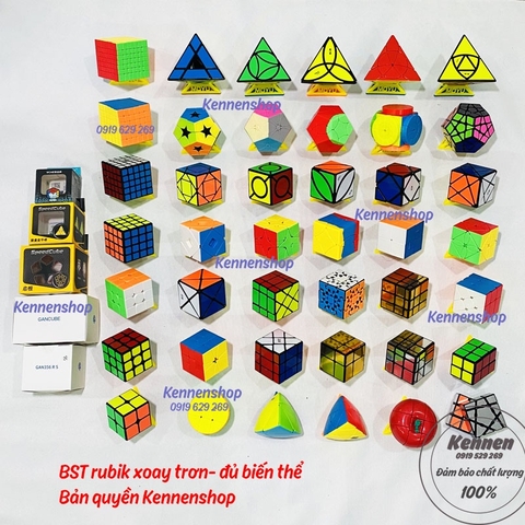 Rubik meilong/qiyi 2x2 3x3 4x4 5x5 6x6 7x7 2x3 Skewb Dino Pyraminx Megaminx cao cấp nhiều biến thể xoay trơn không giắt