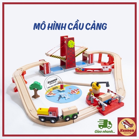 Mô hình cầu cảng phát triển kỹ năng và giải trí cho bé