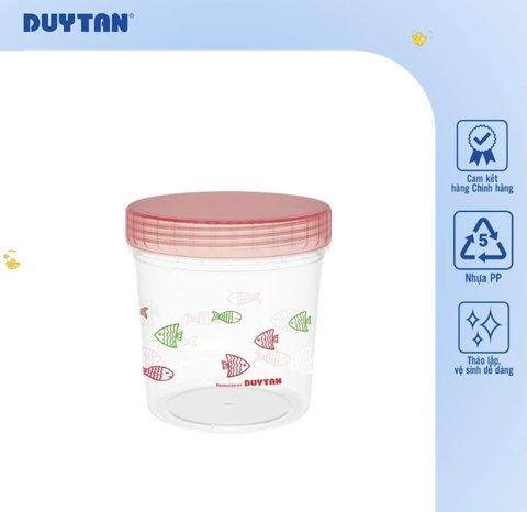 Hũ Matsu Tròn PP 900ml Nhựa Duy Tân