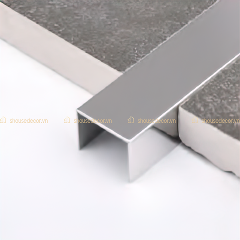 Thanh Nẹp Inox U20 - 20MM, Gương, Xước, Màu