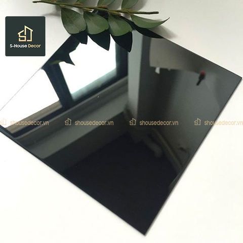 Tấm Ốp Inox Đen Gương