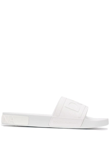 Dolce & Gabbana logo-embossed slides