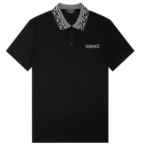 Versace La Greca Accent Polo
