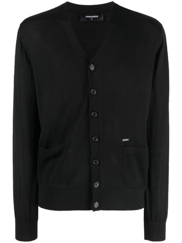 Dsquared Wool carigan with pockets