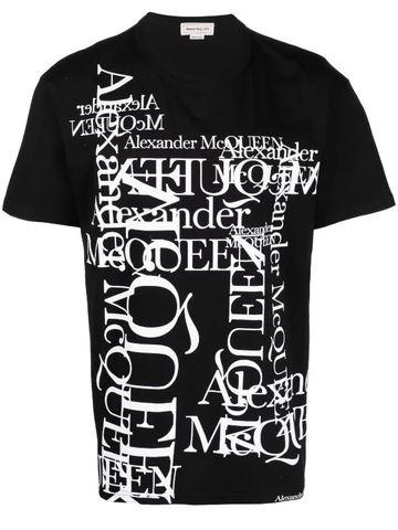 Alexander McQueen logo-print cotton T-shirt