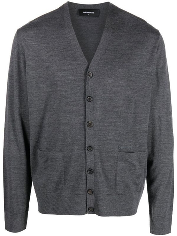 Dsquared2 V-neck fine-knit cardigan