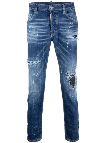 Dsquared2 distressed slim-cut jeans