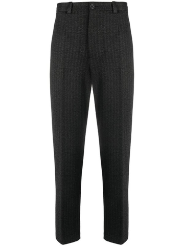 Dolce & Gabbana herringbone-pattern tapered trousers