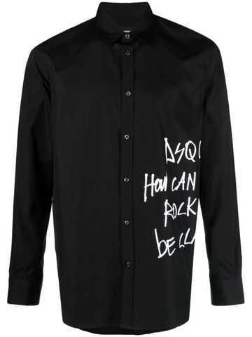Dsquared2 Dan Graphic Long-Sleeve Shirt