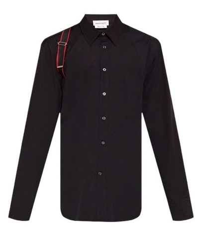 Alexander McQueen shoulder brace detail shirt