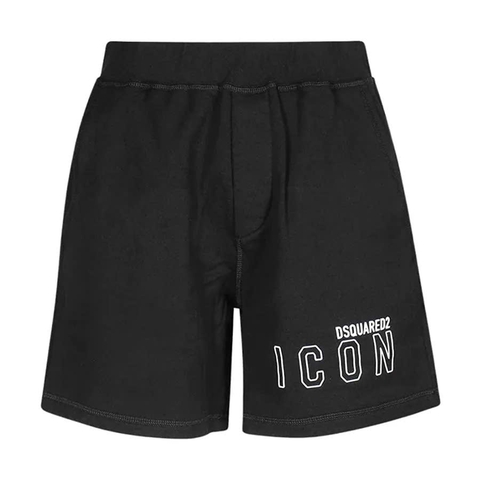 Dsquared2 logo print cotton track shorts