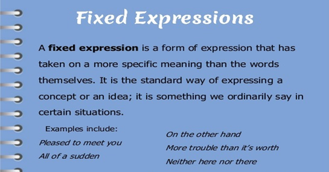 Cụm từ cố định trong IELTS (Fix Expression) - Nâng band điểm nhanh chóng cùng IELTS Master Bình Dương
