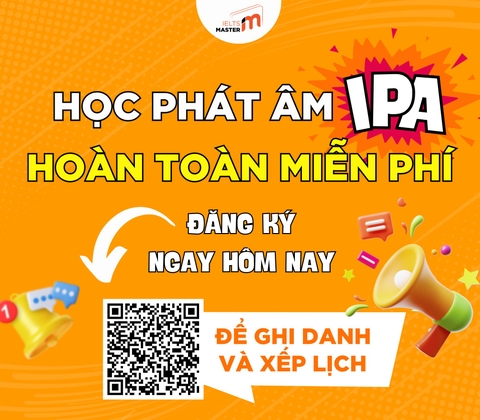 Học phát âm IPA HOÀN TOÀN MIỄN PHÍ tại IELTS MASTER Bình Dương