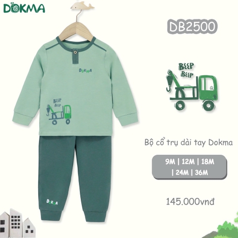 Bộ cổ trụ dài tay Dokma 2500 thu đông 2024