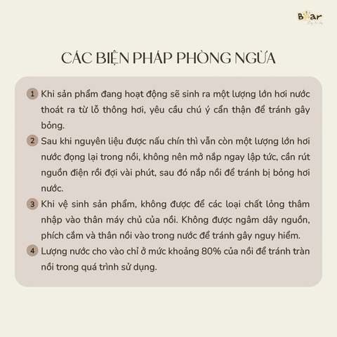 Nồi Nấu Chậm 1.5L BEAR SB-NNC15 Đa Năng Nấu Cháo, Hầm Nhanh, Nấu Chậm Trực Tiếp, Kho Thịt Kho Cá Giữ Ấm - Bản Tiếng Việt
