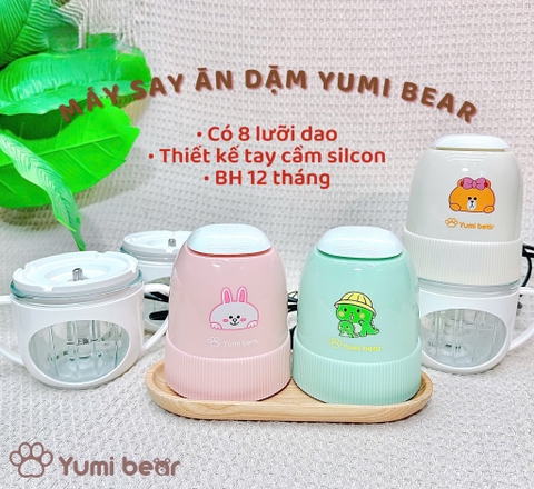 Máy xay YumBear đa năng có tay cầm dung tích 300ml