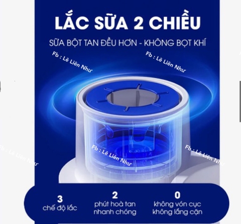 PKBS -(Q20B)Máy hâm sữa kết hợp lắc sữa đun nước pha sữa đa năng 3in1 Hàng chính hãng Beardodo