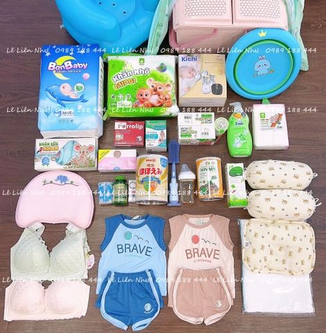 Combo Sơ Sinh Cao Cấp Dành Cho Bé Gái - Bé Trai