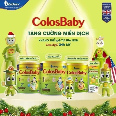 Sữa Bột ColosBaby 0+ 800g , tăng cường hệ miễn dịch cho trẻ từ 0 – 12 tháng
